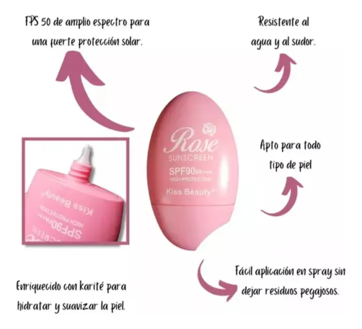 Miniatura 3 de Protector Solar Facial SFP90pa Kiss Beauty